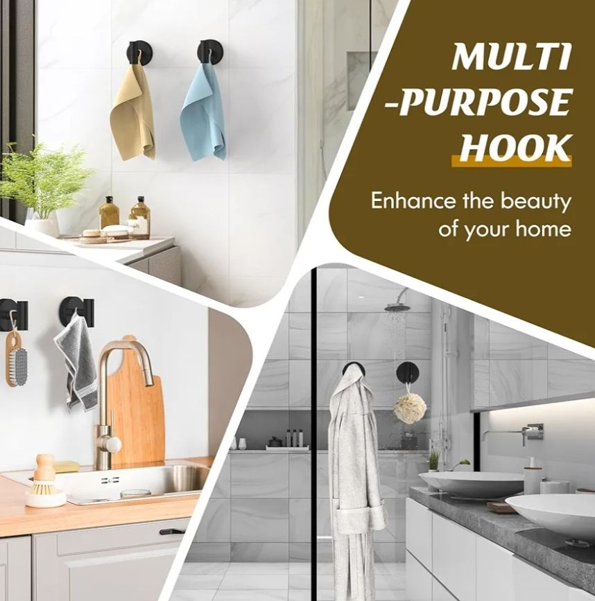 : MOTAIPEAK Ganchos de ventosa para ducha