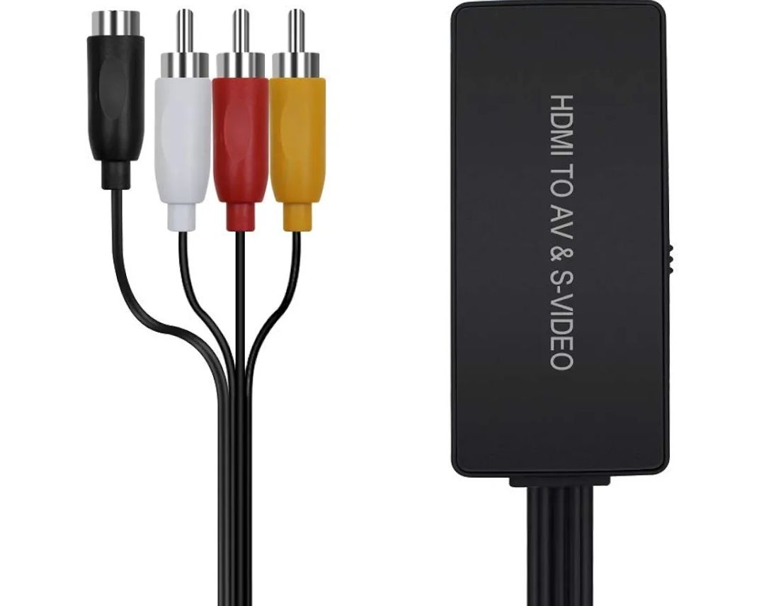 Adaptador HDMI a SVideo y RCA