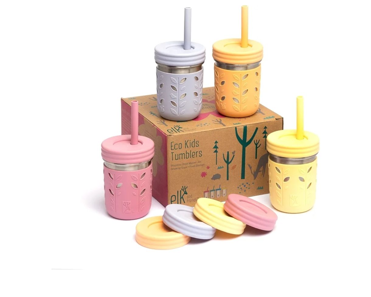 Elk and Friends - Vasos para beber de acero inoxidable