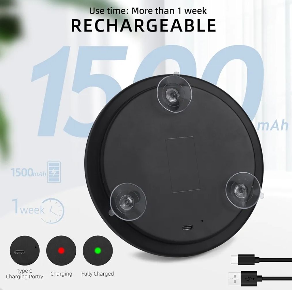 Espejo de aumento 10X con luces