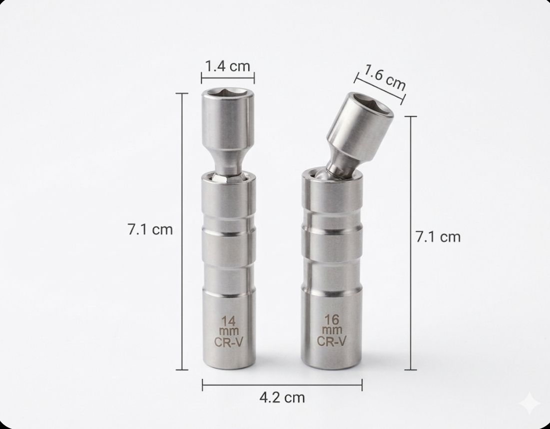 Juego de 2 bujías magnéticas