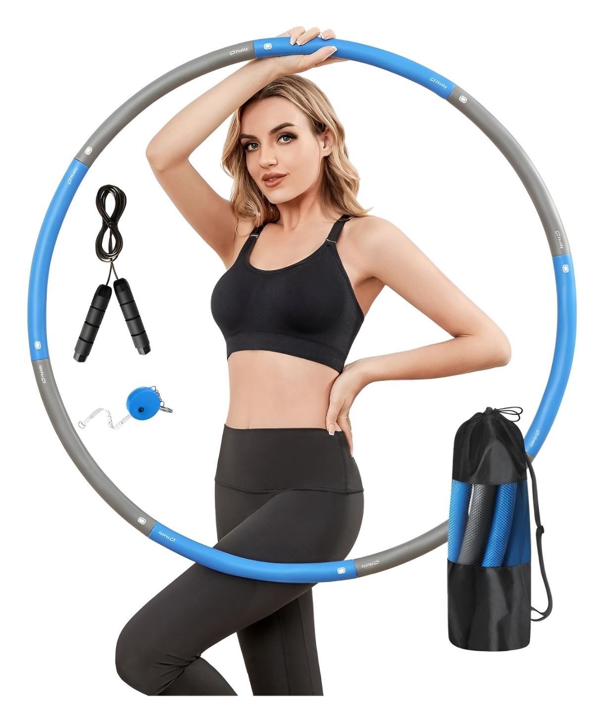 Aro De Ejercicio Ajustable Phobby Hoop V2 1 Kg Con
