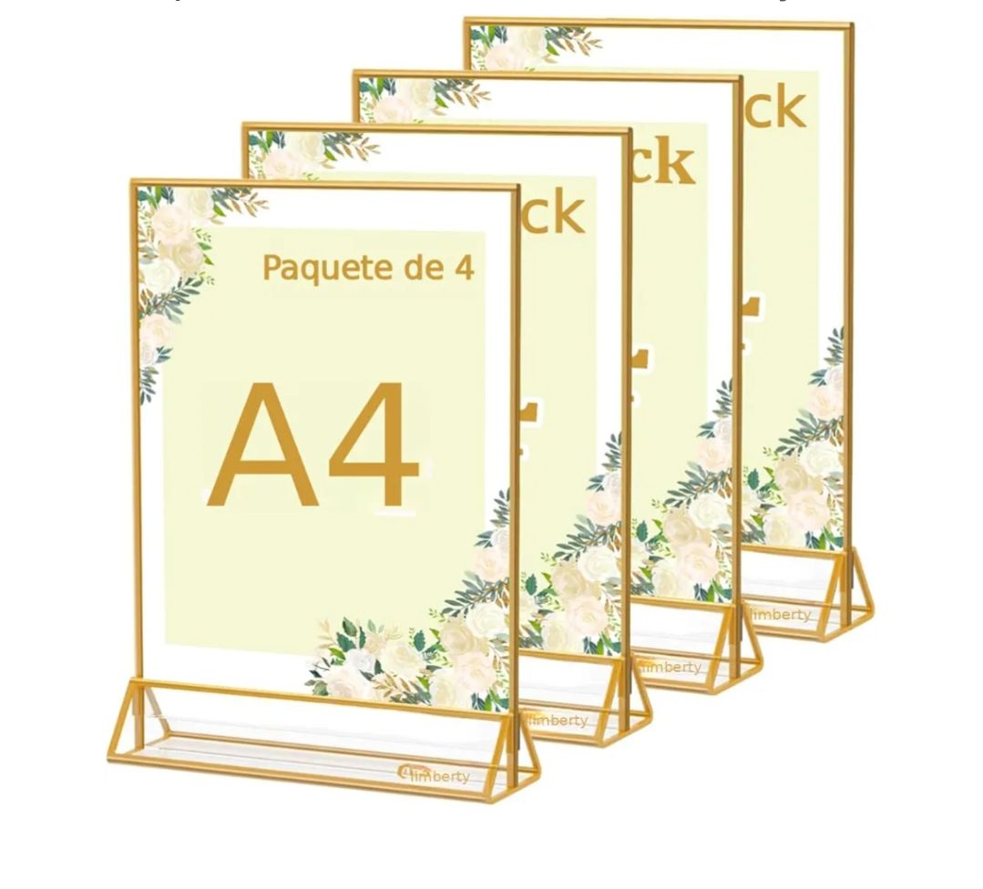 Portamenús Acrílico 