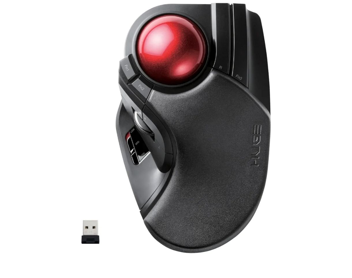 ELECOM M-HT1DRBK Mouse Inalámbrico