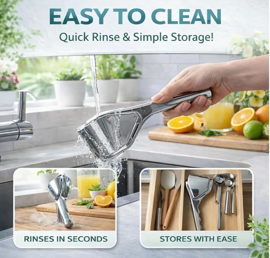 Exprimidor manual de mano