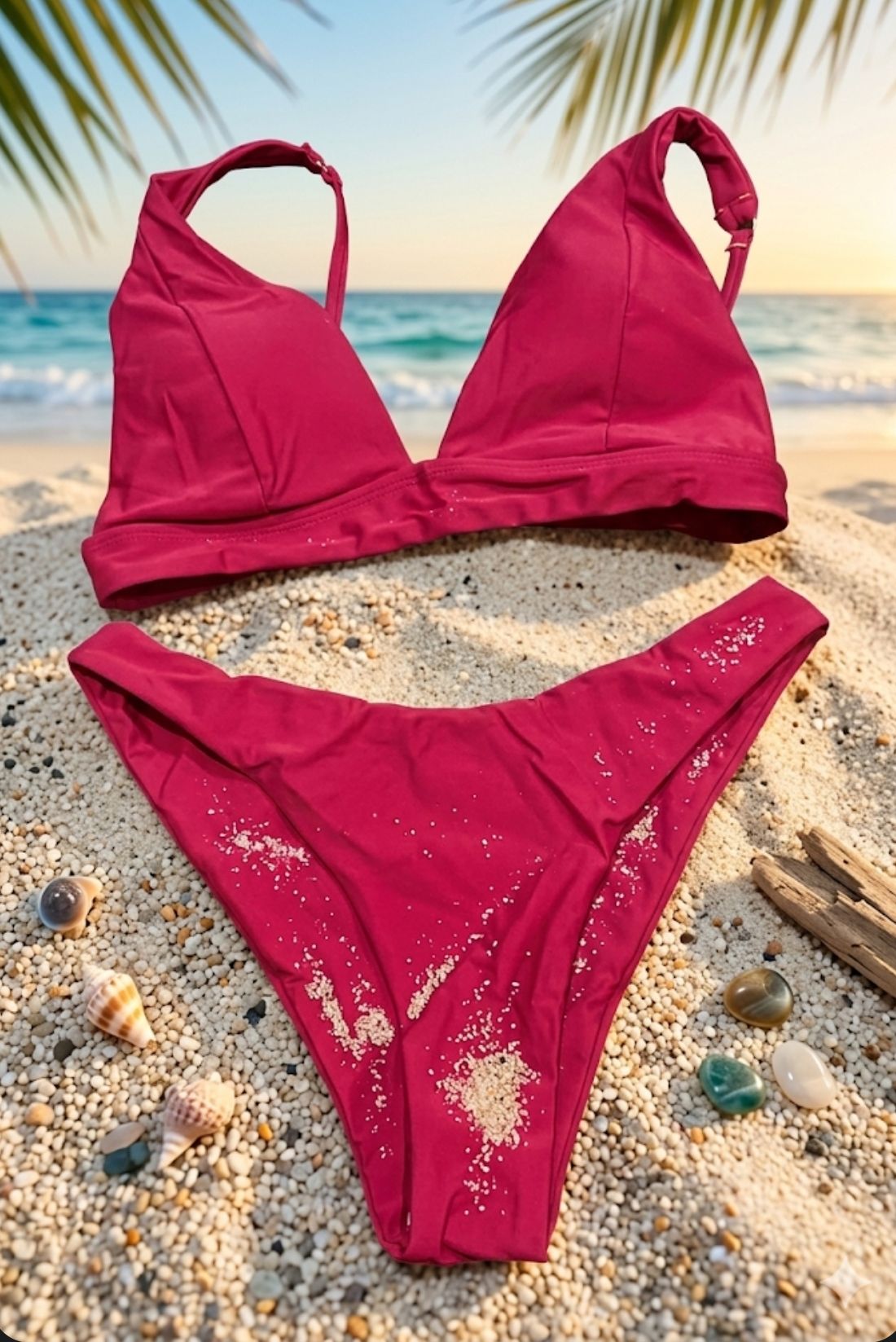 Traje de baño 2 piezas | Rojo