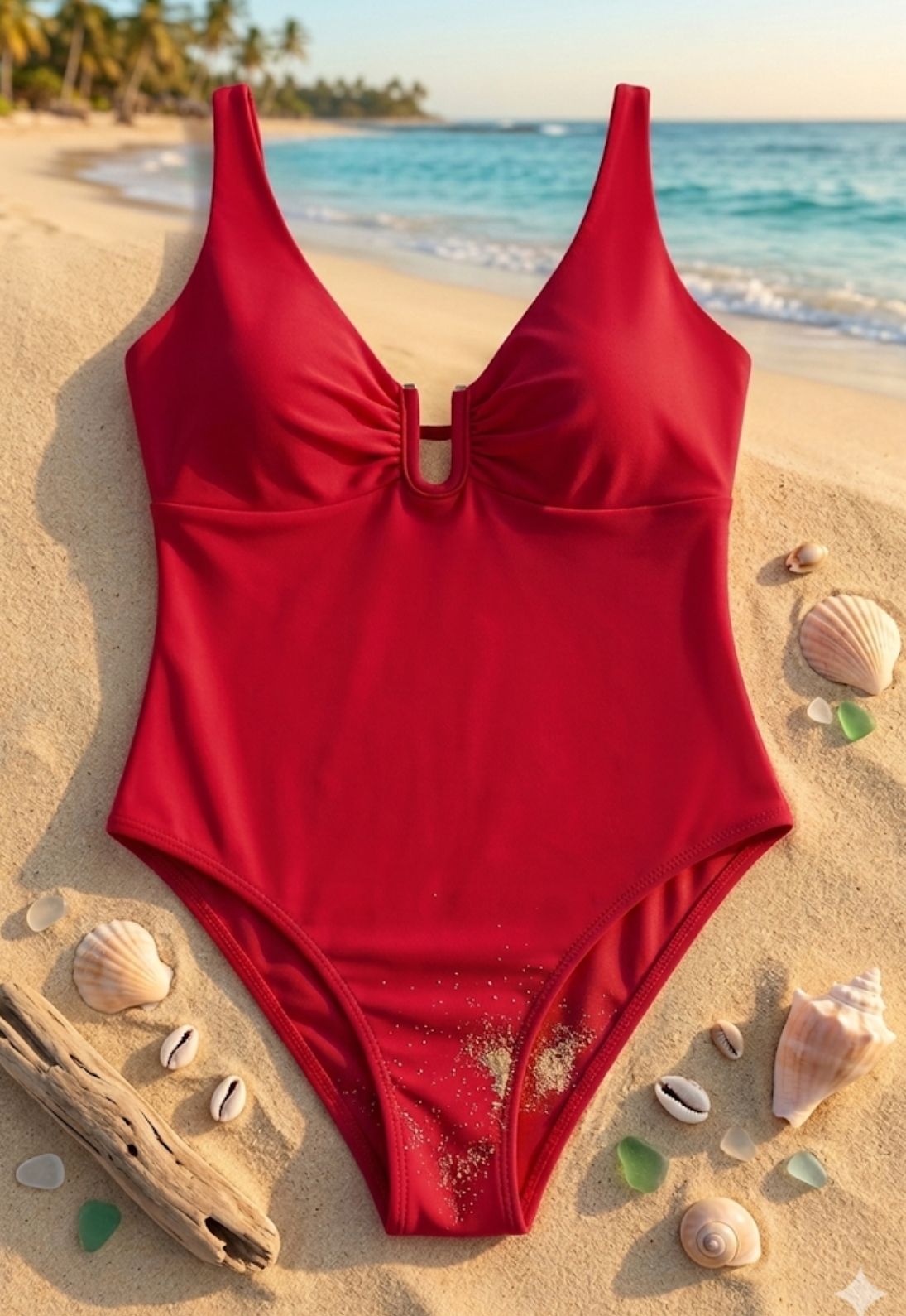 Traje de baño 1 pieza | Rojo