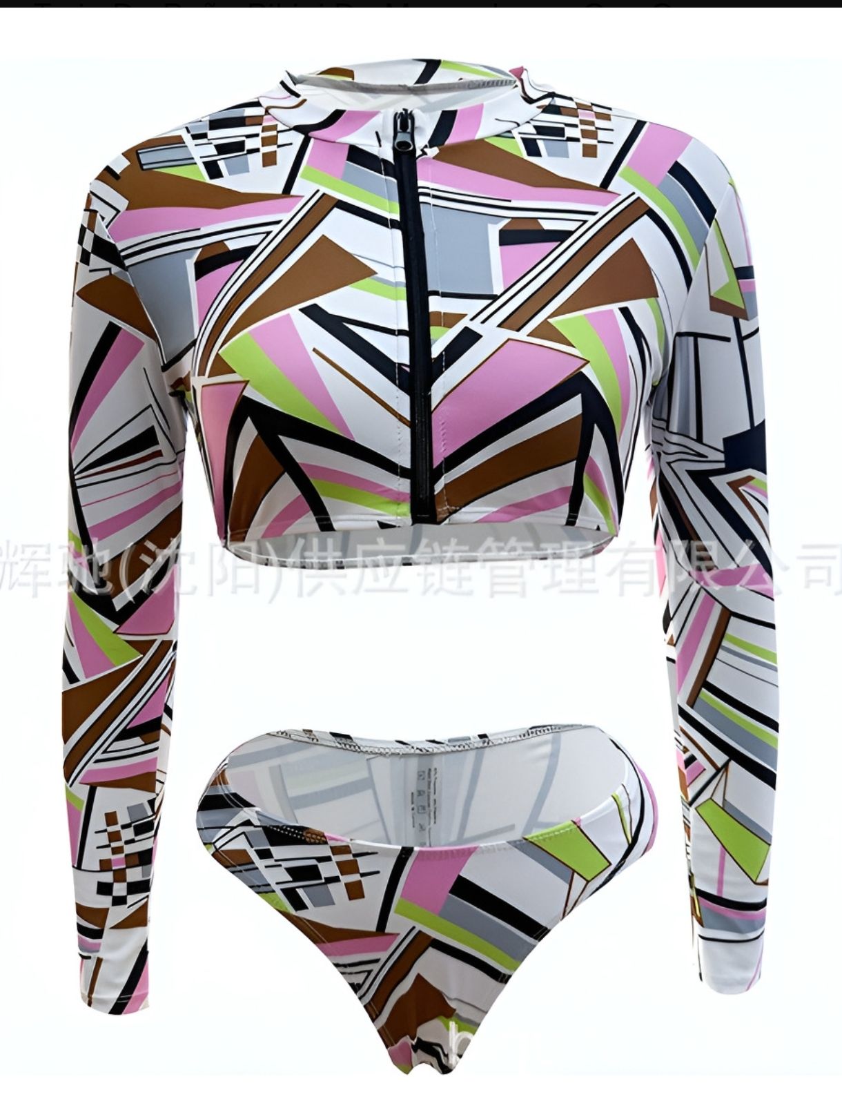 Traje de baño 2 pz Manga larga