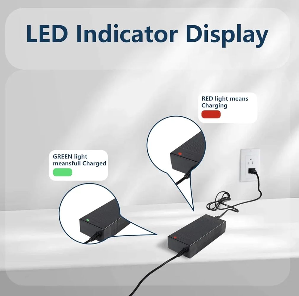 Cargador de Scooter eléctrico de 42 V 2 A