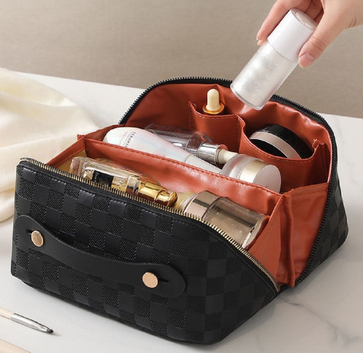 Cosmetiquera Para Maquillaje Bolsa Mujer Viaje Neceser | 
