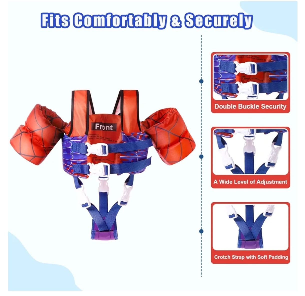 Chaleco de natación para niños pequeños para piscina