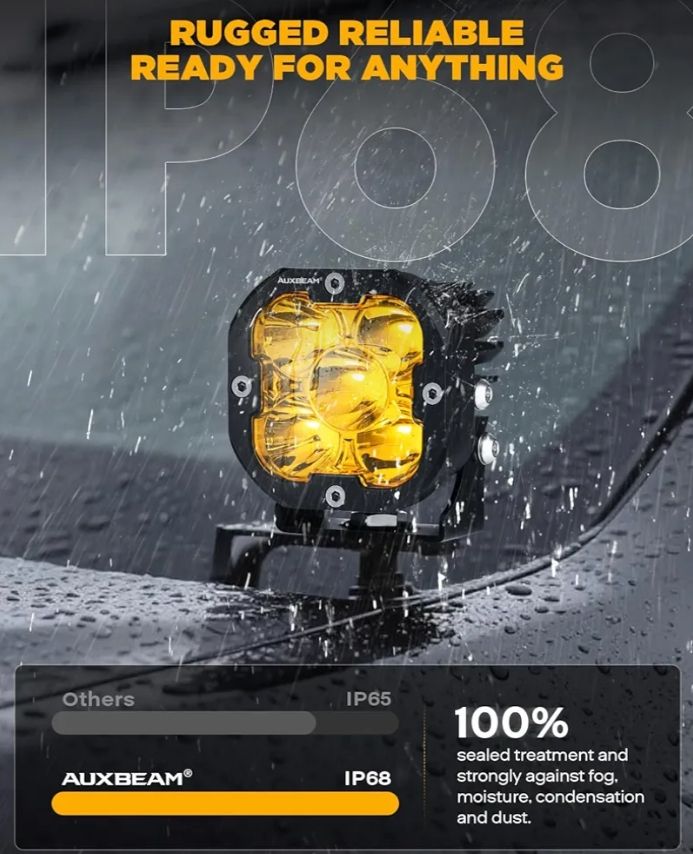 Faros LED Hyperspot de 7.62 cm, 80 W, 9600 lm