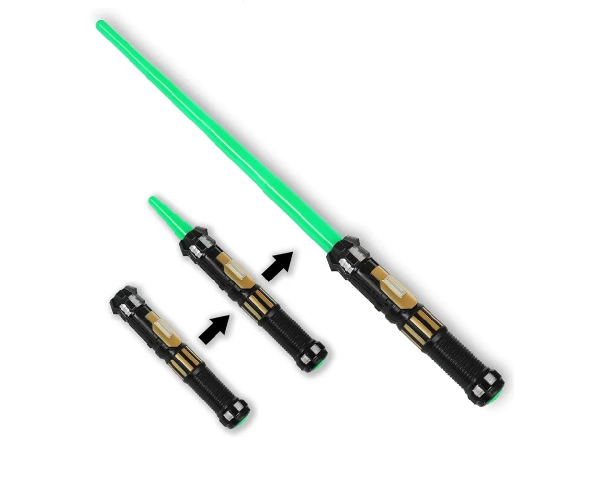 MewduMewdu Juguete de Sable con Luces electrónicas y Efectos de Sonido FX 