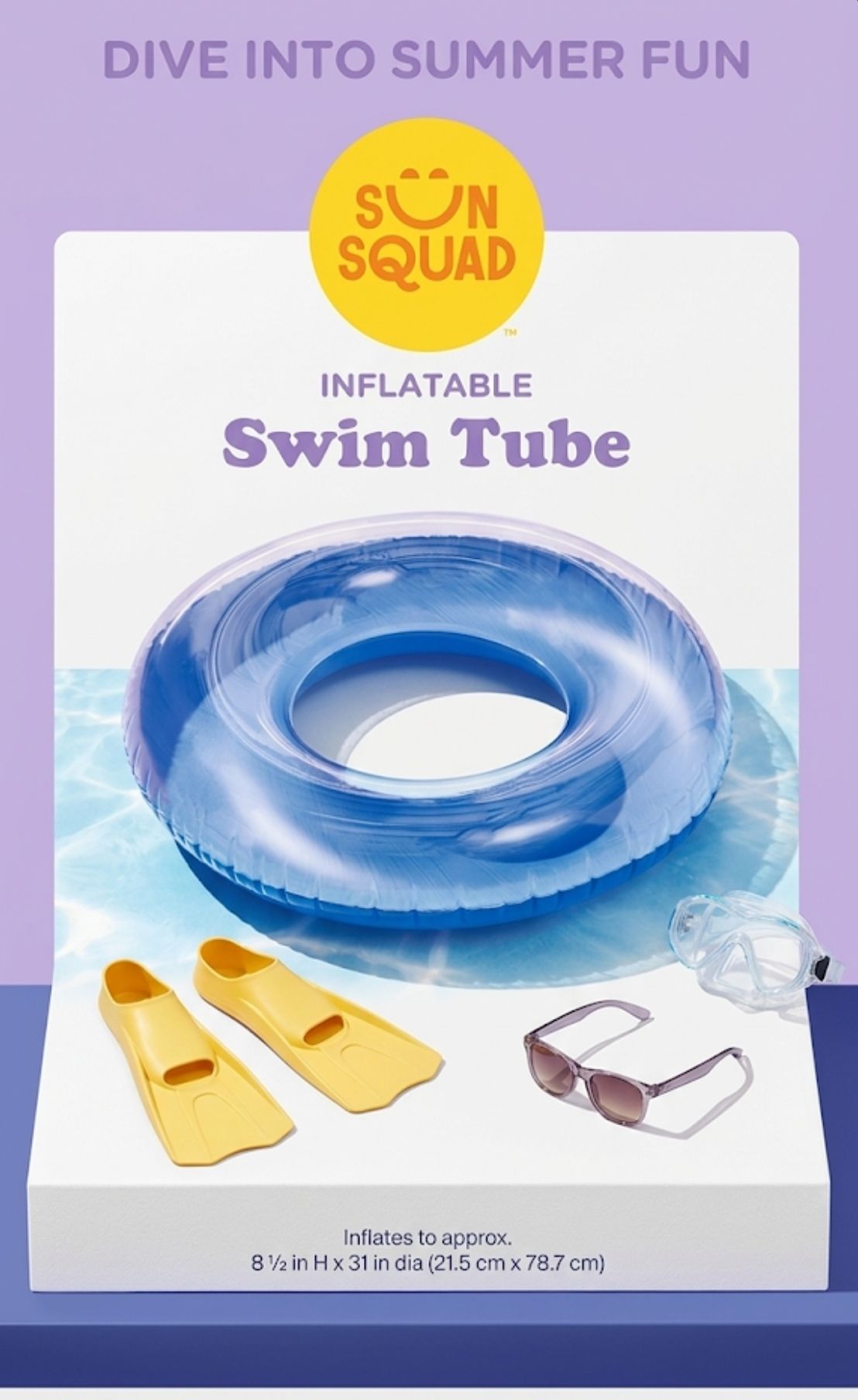 Salvavidas inflable | Azul