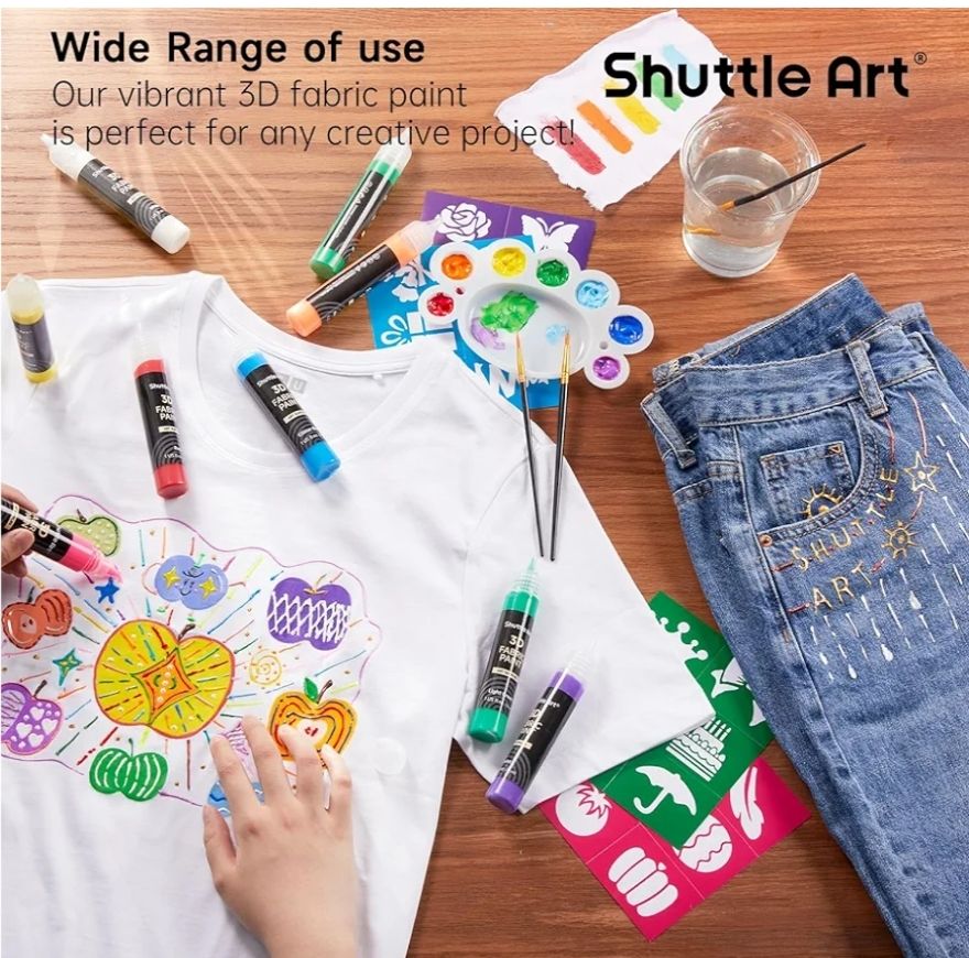 Shuttle Art: Pintura de tela de 66 colores