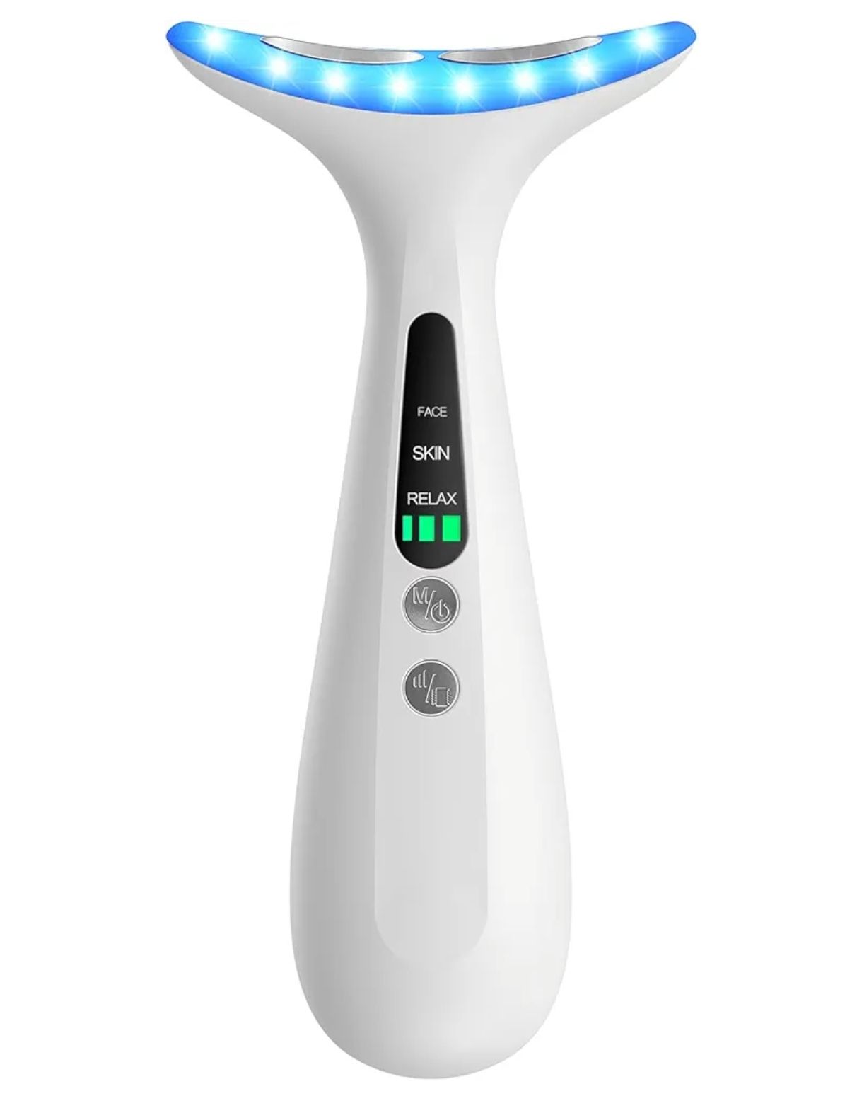 Masajeador facial y de cuello para cara, cuello