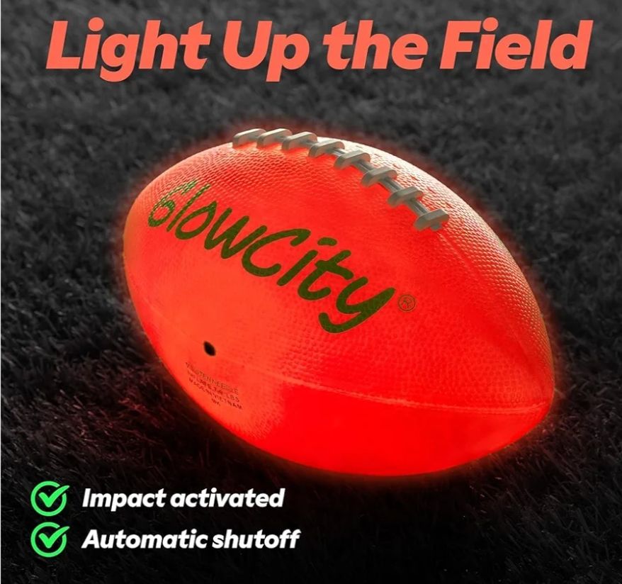 Fútbol Brillante en la Oscuridad