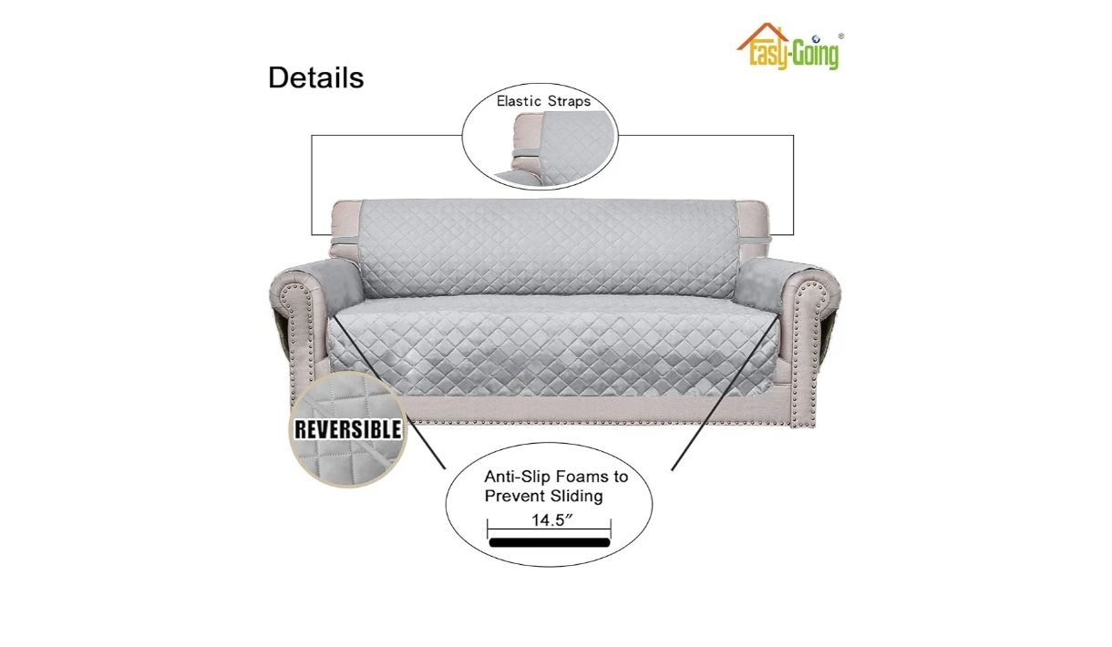 Easy-Going - Funda reversible sofá de 4 plazas