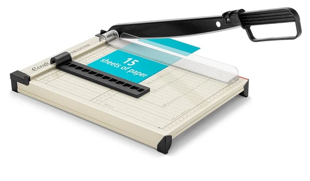 craft - Cortador de papel de guillotina de 12 pulgadas