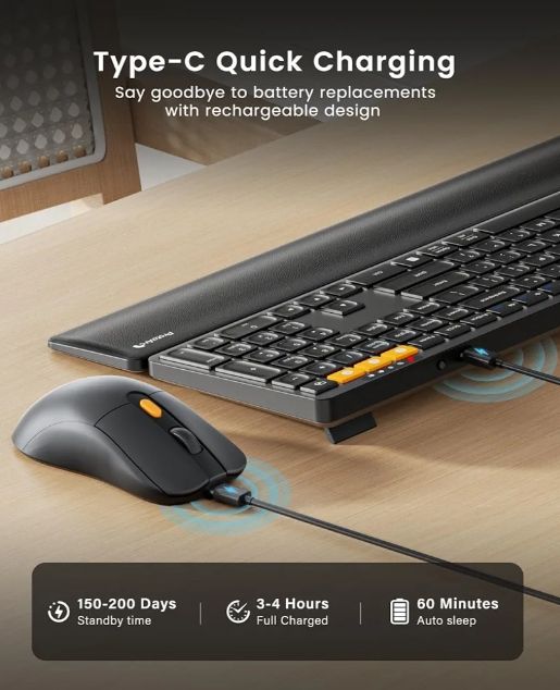 ProtoArc KM60 - Pack de teclado inalámbrico