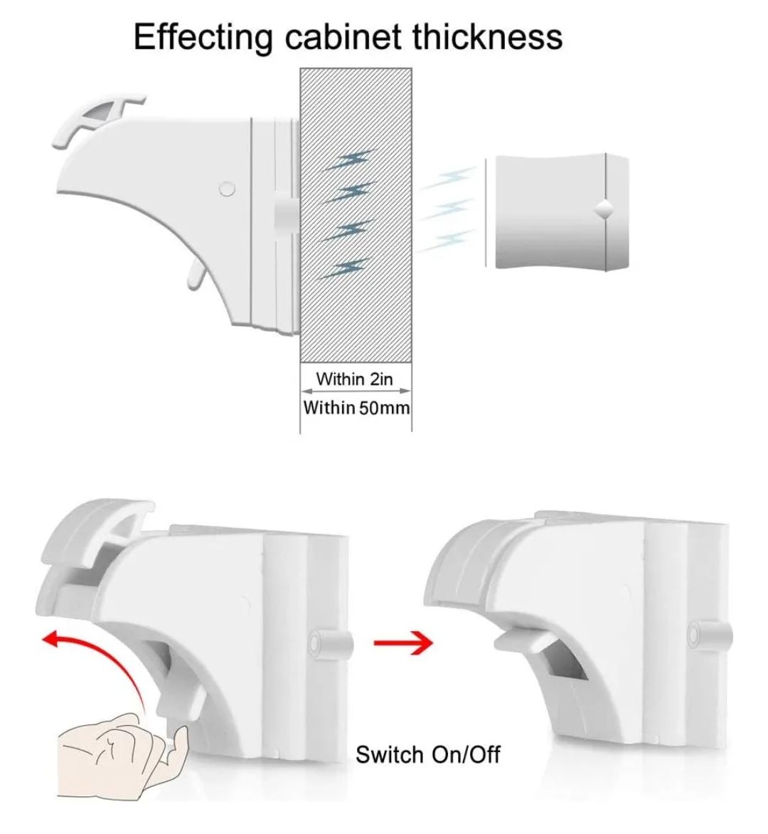 20 cerraduras magnéticas 