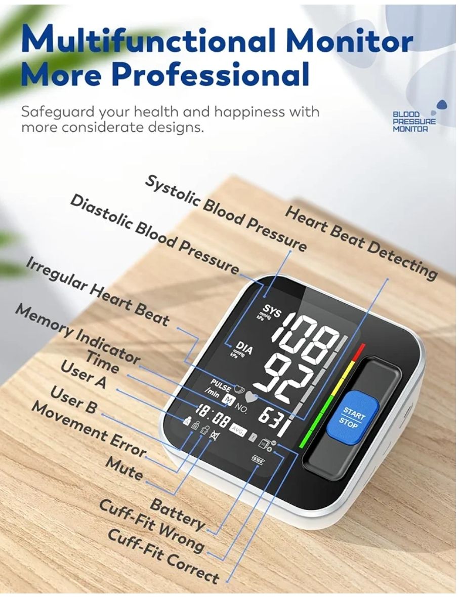 Monitor de Presión Arterial para Uso Doméstico