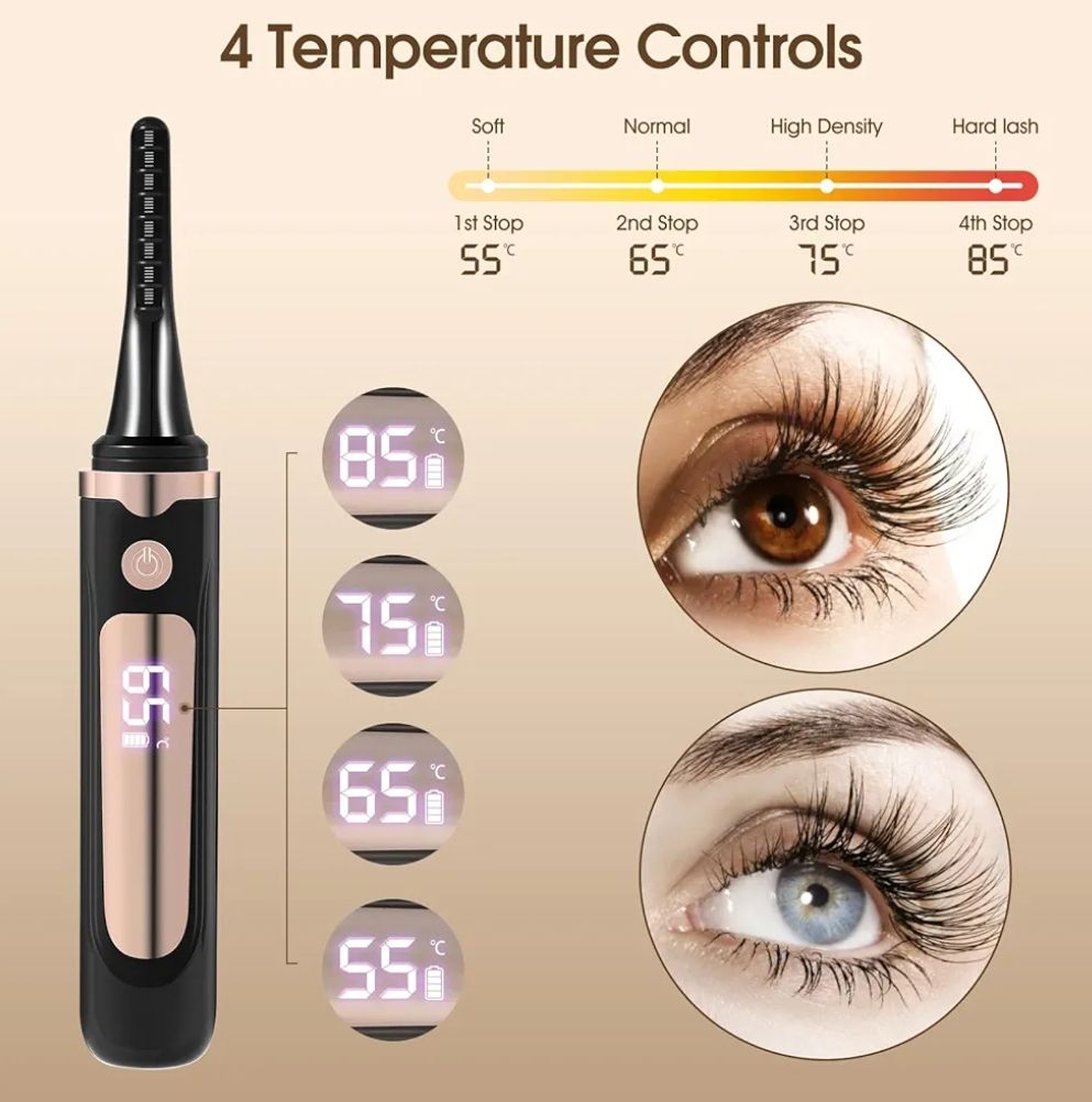 Rizador de pestañas climatizado