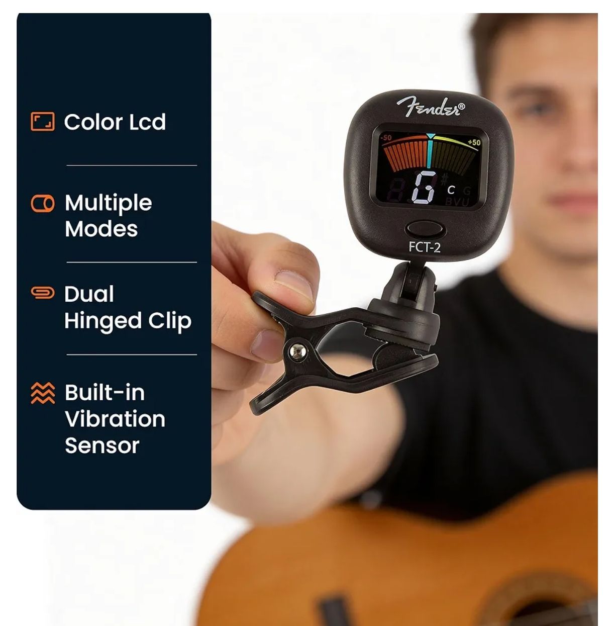 Fender FT-2 Pro Clip On Sintonizador