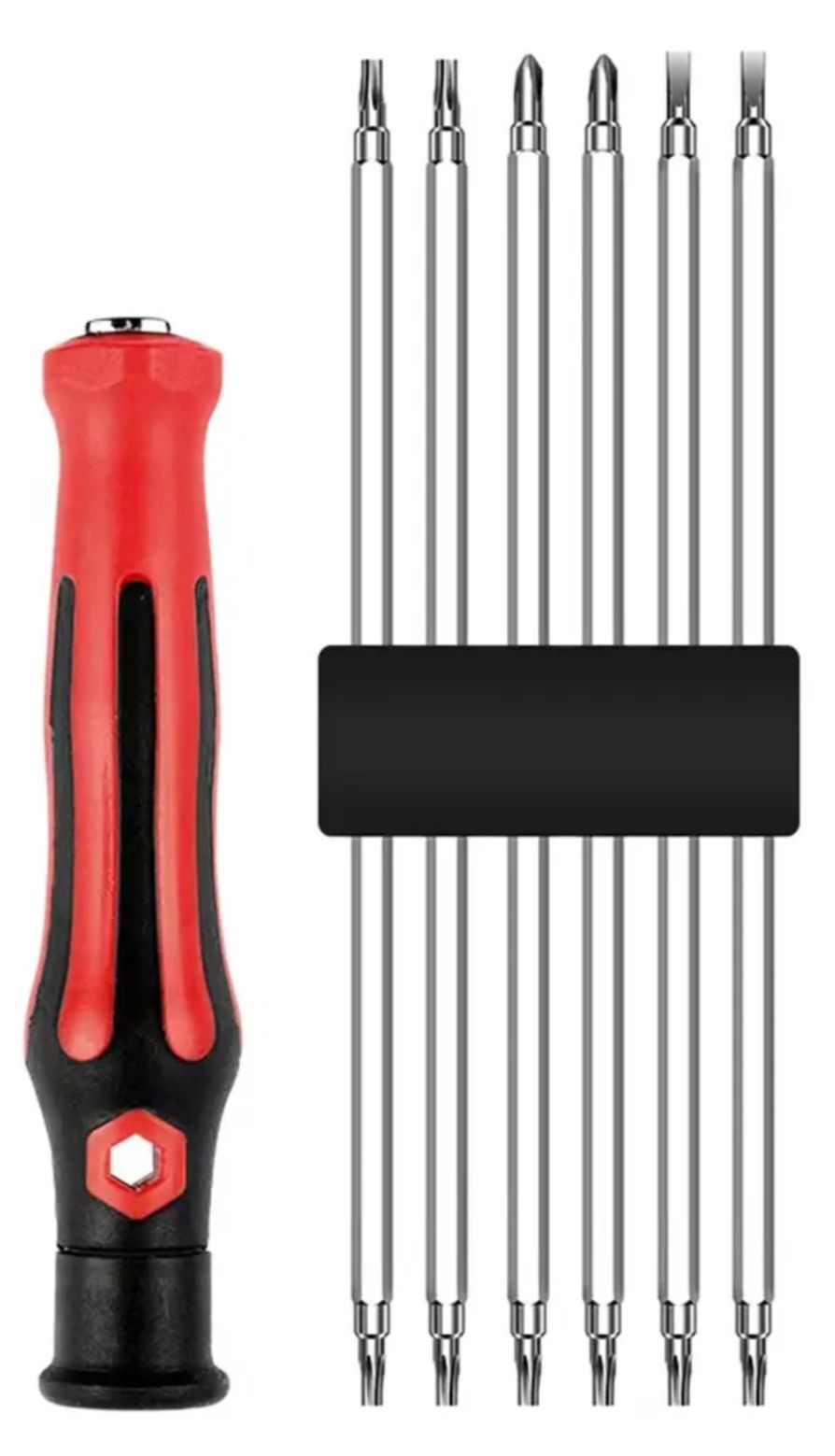 Juego De Destornilladores De Repuesto Con Accesorios