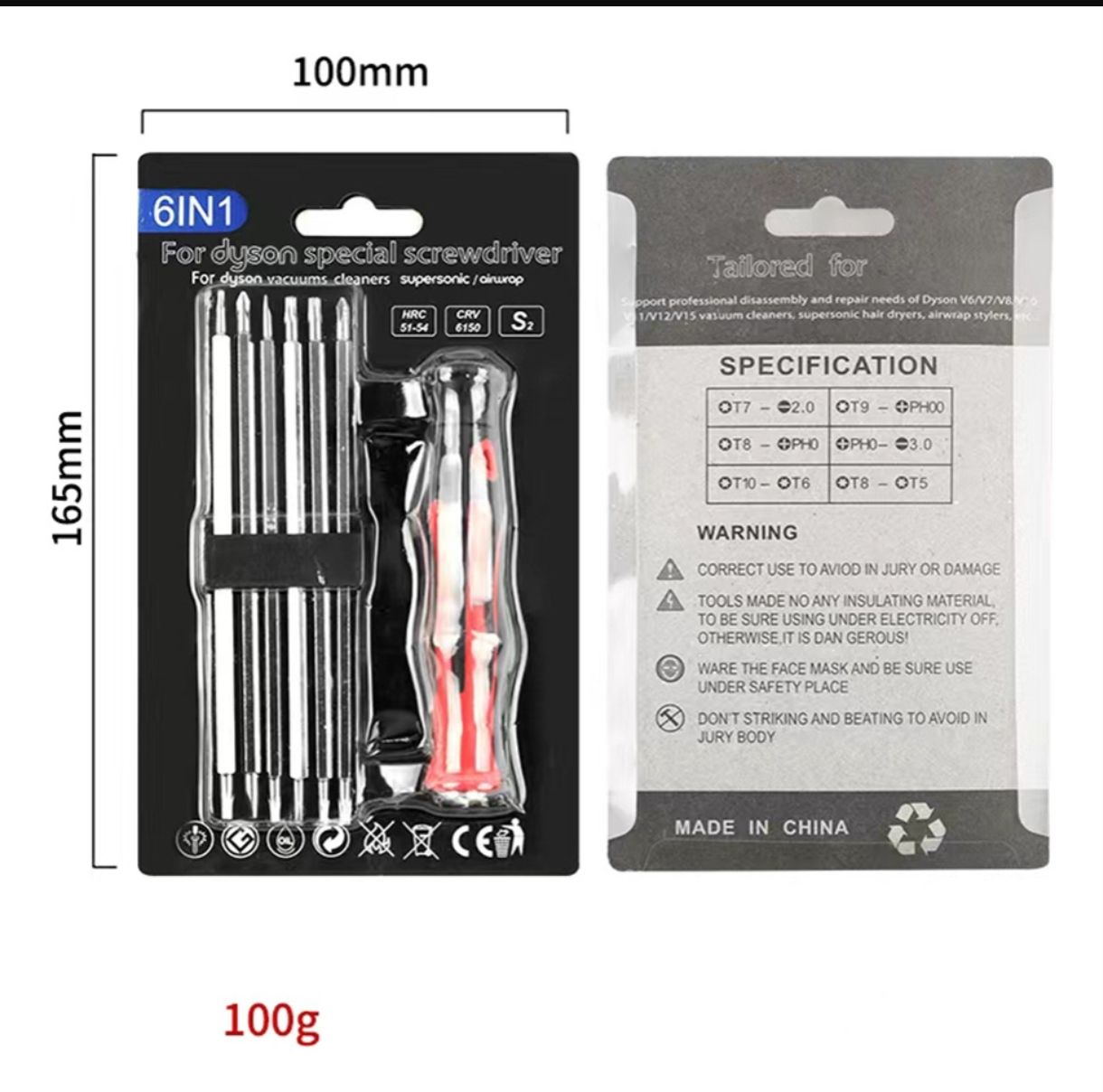 Juego De Destornilladores De Repuesto Con Accesorios