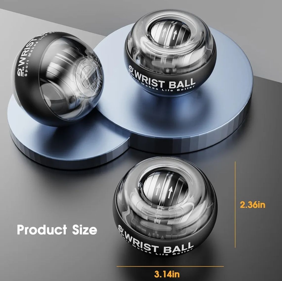 Pelota de entrenamiento de muñeca con arranque automático