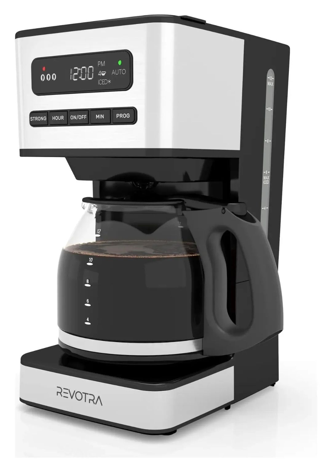 Cafetera Programable Revotra de 12 Tazas