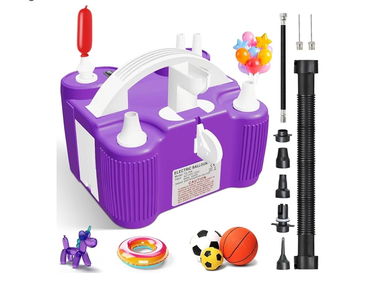 Bomba de globo eléctrica e inflador