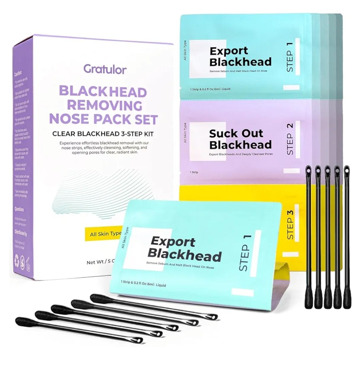 Tiras de nariz para eliminar puntos negros