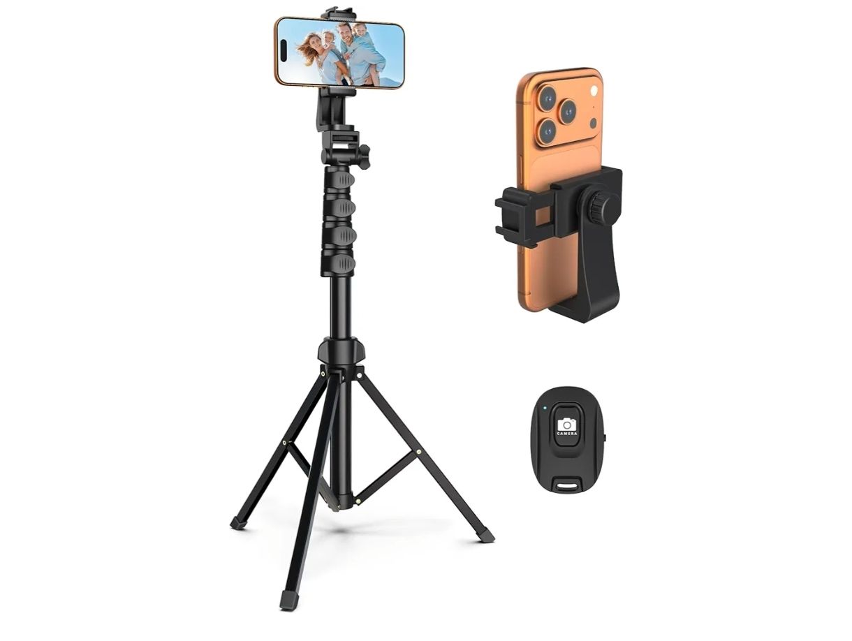 Trípode para teléfono móvil y cámara