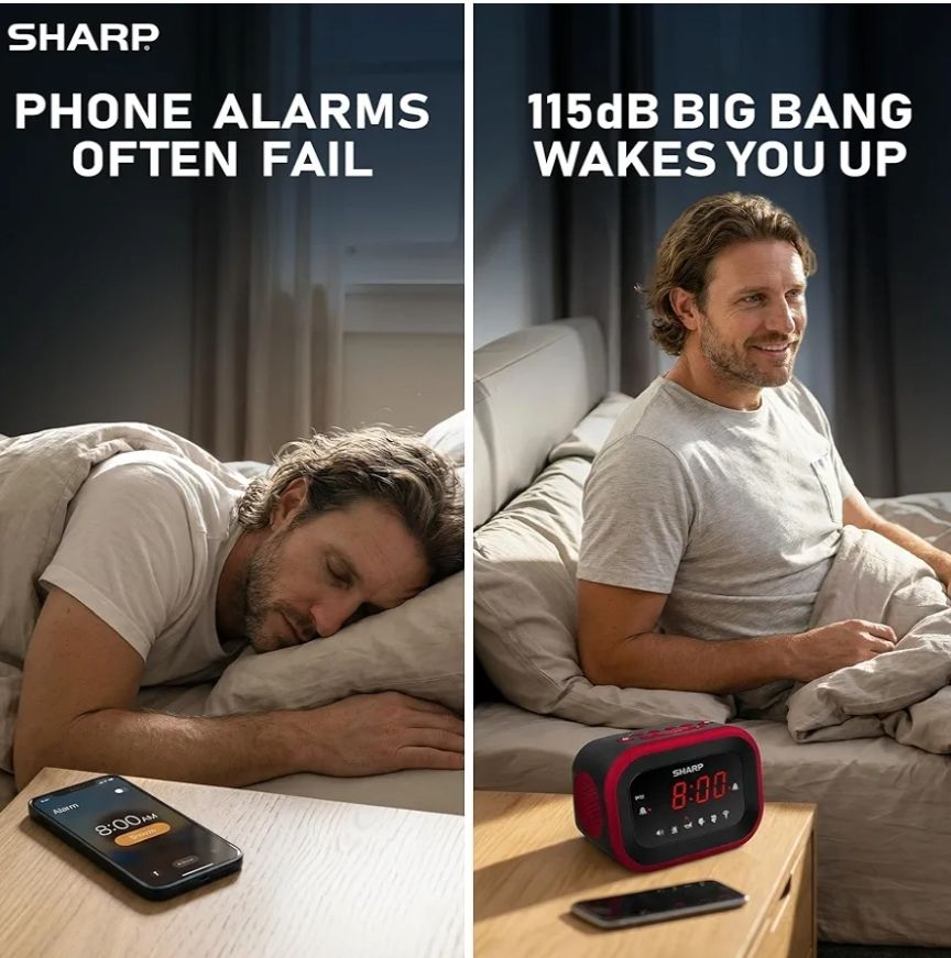 Sharp Big Bang - Reloj despertador