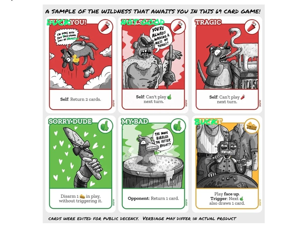 NSFW- Un juego de cartas de estrategia 