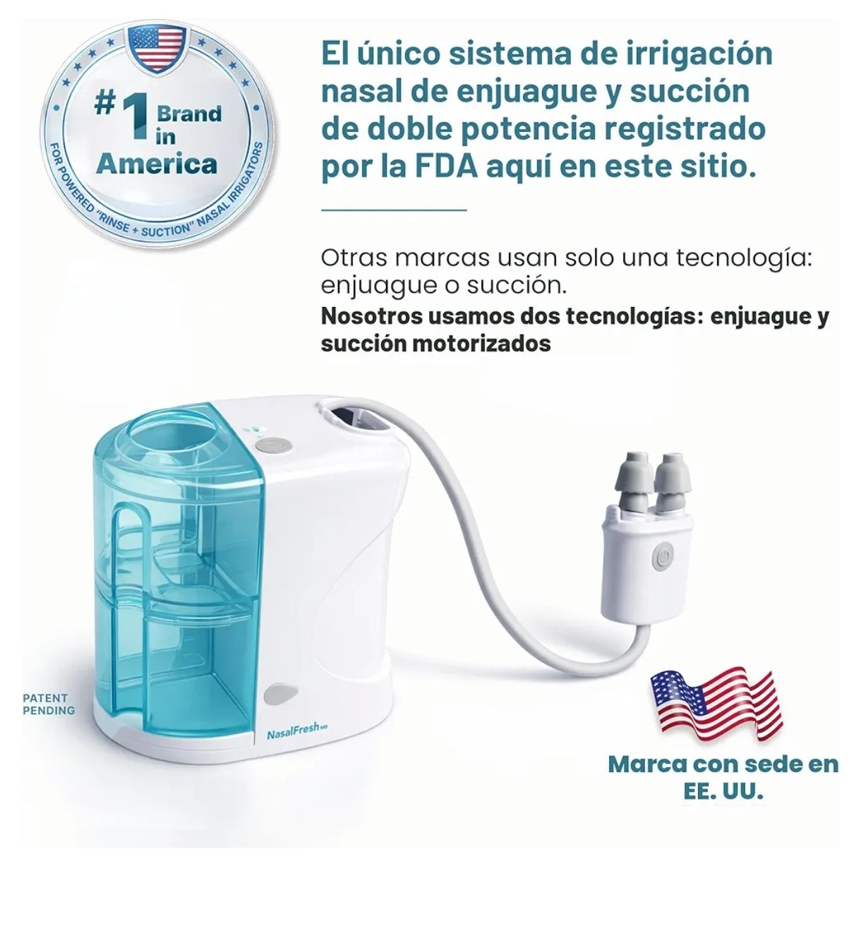 NASALFRESH MD - Sistema de riego nasal de doble potencia