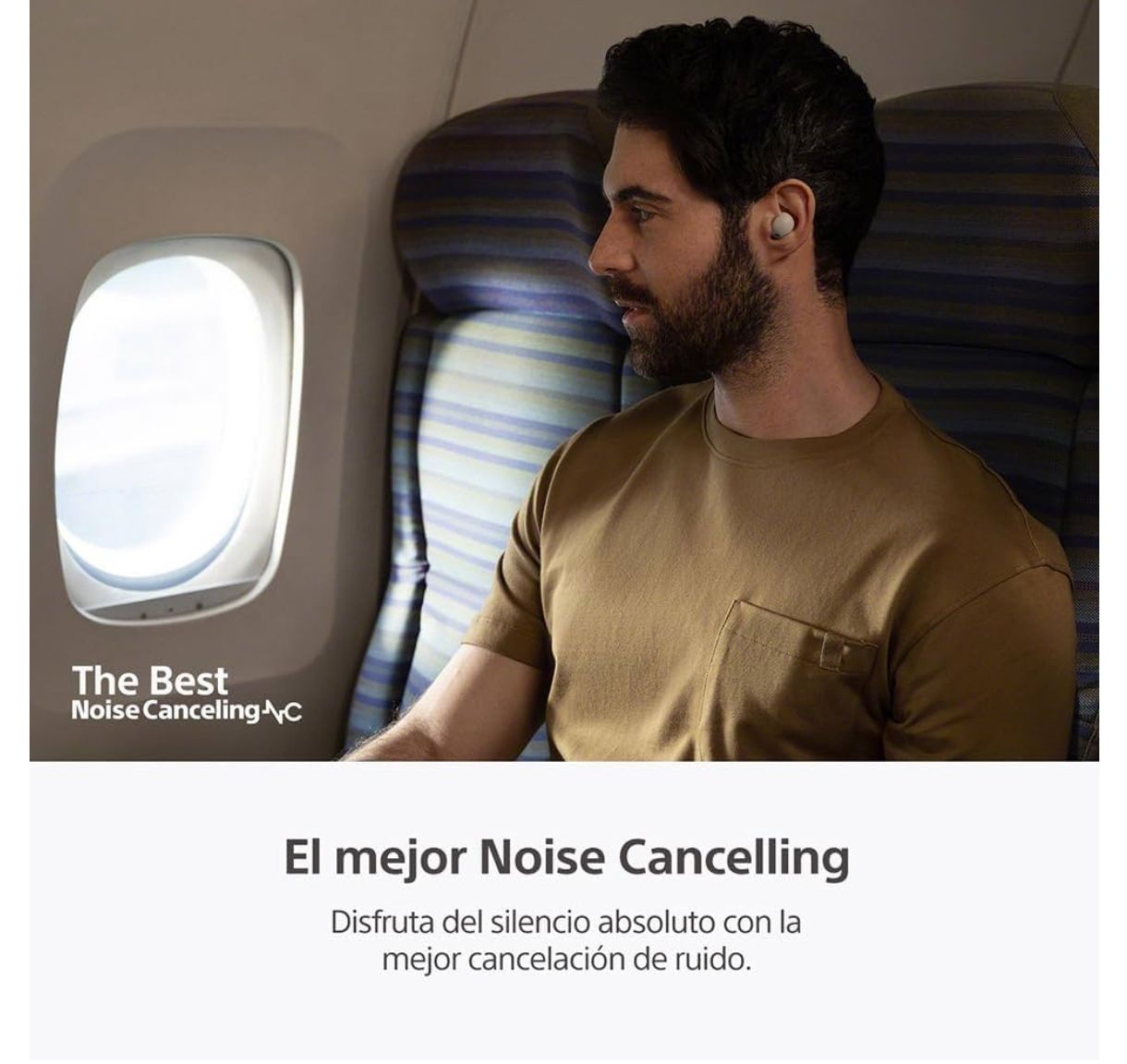 Earbuds Sony WF-1000XM5 con cancelación de Ruido, Plata