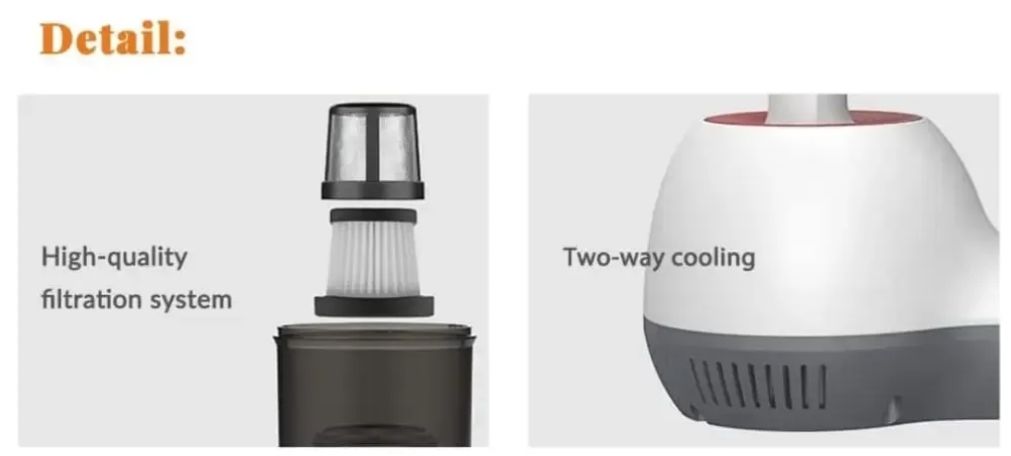 Aspiradora de colchón eliminación de acaros