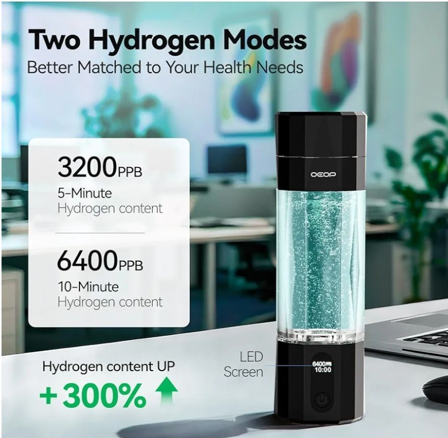 Botella de agua de hidrógeno actualizada