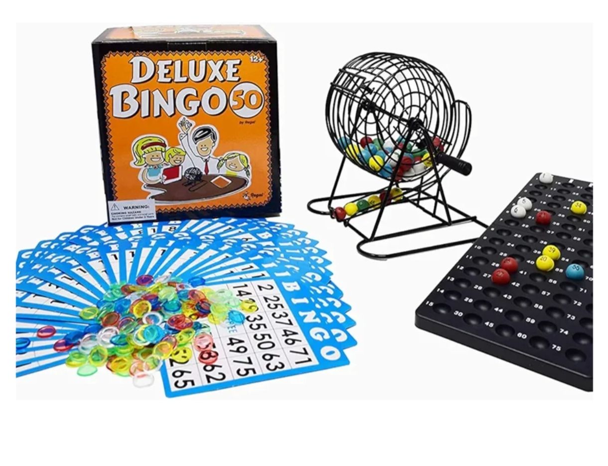Juego de Bingo Deluxe Regal para Adultos y Niños 