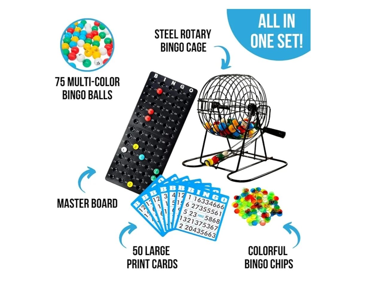 Juego de Bingo Deluxe Regal para Adultos y Niños 