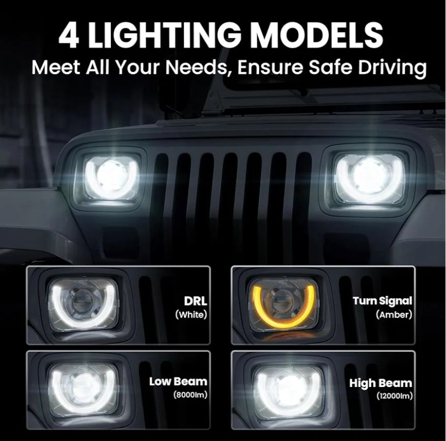 HWSTAR - Faros delanteros LED 