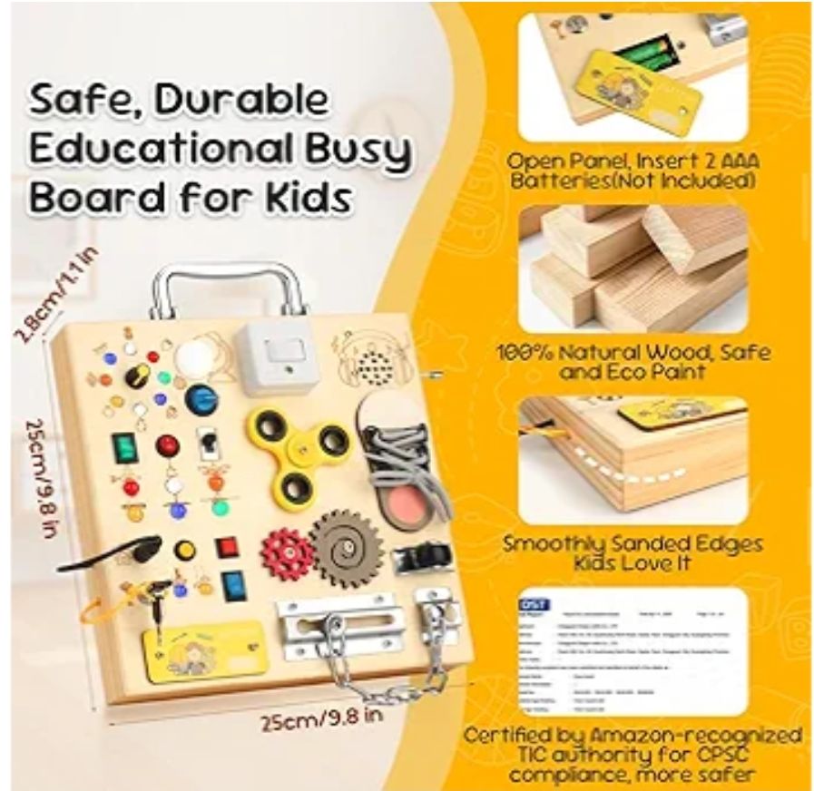 Tabla educativa para bebés