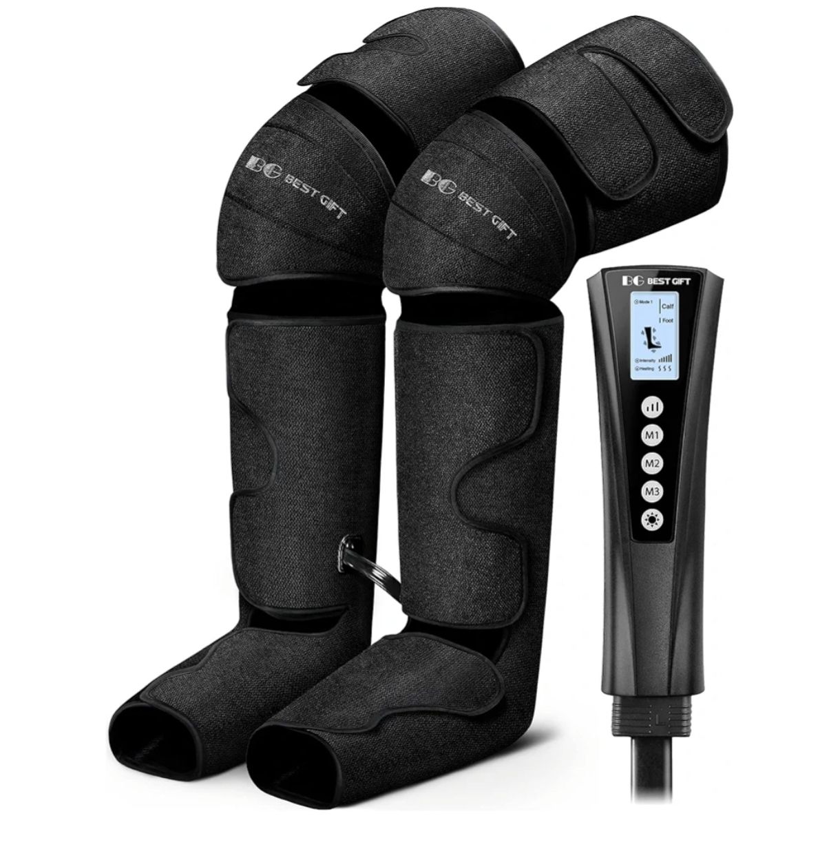 Masajeador de compresión de aire con calor para pies