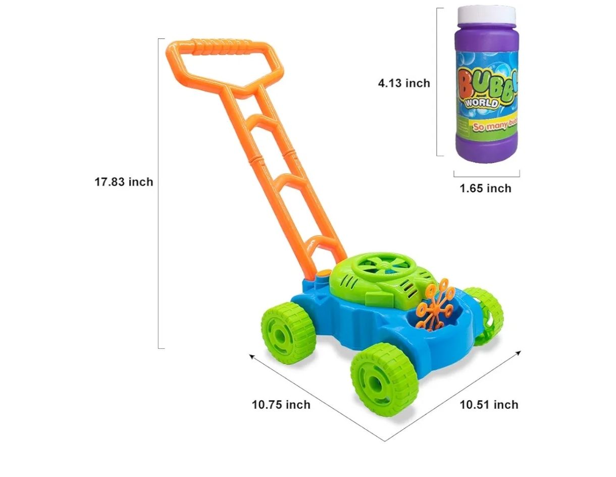 Lydaz Cortadora de cesped de burbujas para ninos