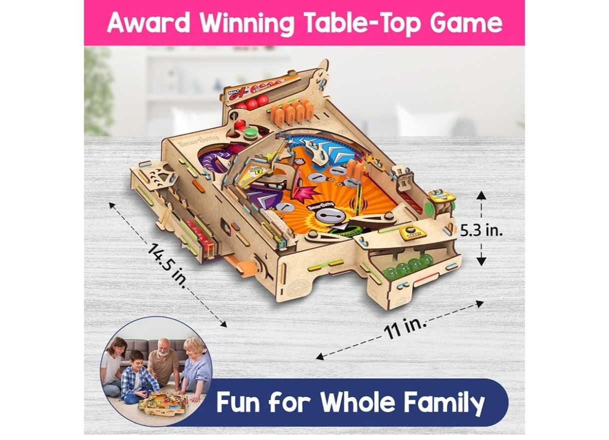 Smartivity Pinball Machine STEM  | Juguete divertido para bricolaje