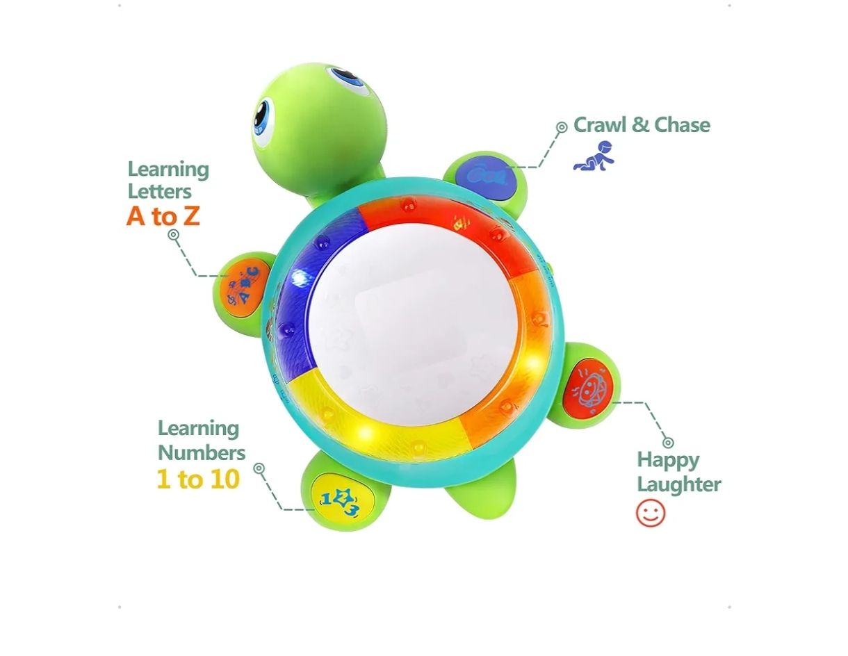 iPlay, iLearn - Juguete musical de tortuga para bebé
