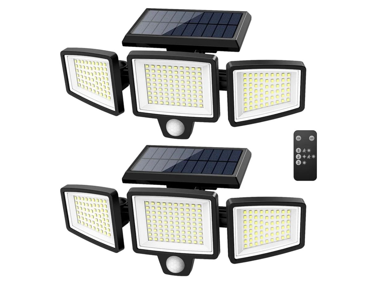 Tuffenough Luces solares para exteriores de 2500 lm